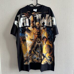 Manowar Heavy Metal Band Tee Hell On Stage All Over Print T-Shirt XL